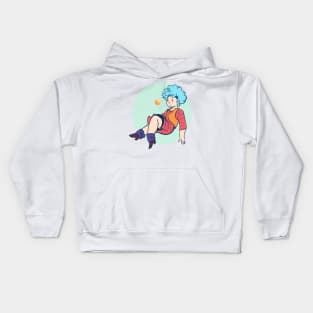 afro bulma Kids Hoodie